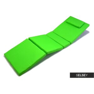 Poduszka na leżak zielona