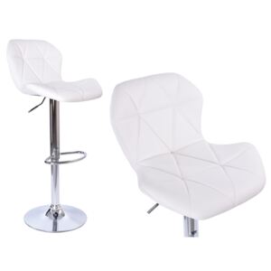 Krzesło barowe KB-GORDON białe