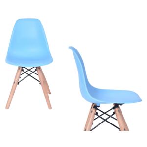Krzesło dziecięce K-MILANO KIDS niebieskie