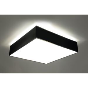 Sollux Lampa Plafon HORUS 45 czarna SL.0139 Oprawa Kwadrat Sufitowa E27 LED Oświetlenie Minimalistyczne