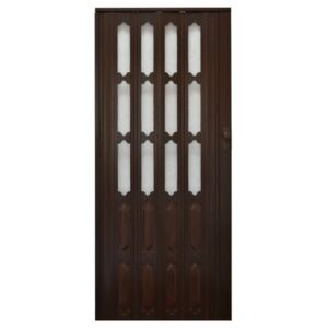 Drzwi harmonijkowe 007-7291-86 orzech mat 86 cm