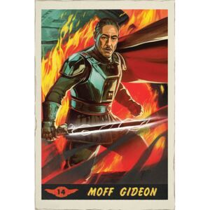 Plakat, Obraz Star Wars The Mandalorian - Moff Gideon Card, (61 x 91,5 cm)