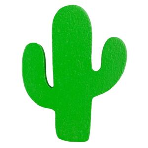 Gałka do mebli Kaktus drewniany zielony
