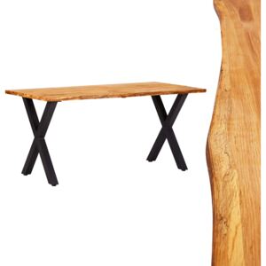Stół jadalniany, 160x80x75 cm, lite drewno dębowe