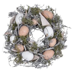 Wielkanocny wieniec dekoracyjny Ego Dekor Feathers and Moss ⌀ 25 cm