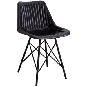 Krzesło Retro 45x75 cm czarne