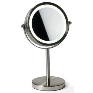 Lusterko łazienkowe Spejl LED ∅18 cm srebrne