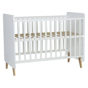 Białe łóżeczko niemowlęce Quax Loft 120x60