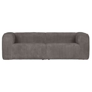 Sofa 3,5 osobowa w sztruksowej tapicerce Bean terazzo ciemnoszara