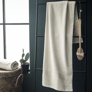 Ręcznik kąpielowy GYPSET, bawełna, 90 x 150 cm, beżowy