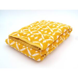 Ręcznik kąpielowy duży BORNEO, bawełna, 90 x 150 cm, kolor żółty