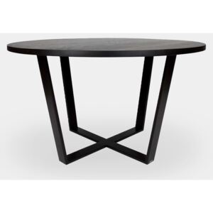 Stół okrągły all black 130 cm