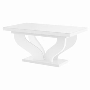 Rozkładany stół biały połysk - Tutto