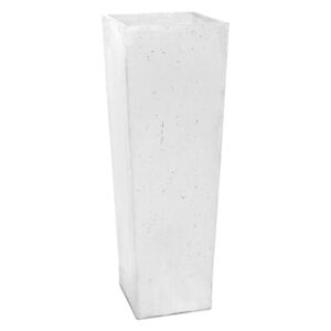 Donica betonowa CONE L 32x32x93 biały