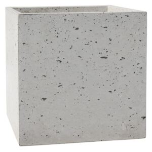Donica betonowa BOX S 35x35x35 szary naturalny