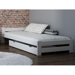 Łóżko drewniane Inter 90x200 białe