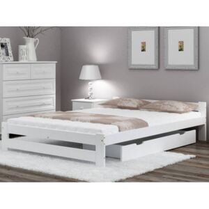 Łóżko drewniane Inter 160x200 Eko białe