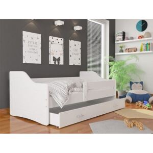 Łóżko z szufladą SWEETY 160x80cm, kolor biały