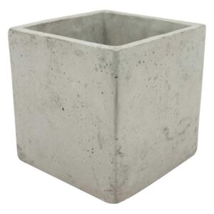 Osłonka doniczki kwadratowa wewnętrzna 11 cm szary beton