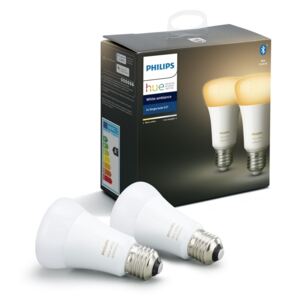 Philips ZESTAW 2x LED Żarówka ściemnialna Philips HUE WHITE AMBIANCE E27/8,5W/230V P3092