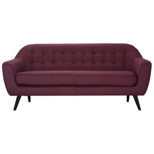 Sofa tapicerowana Hannah, 3 osobowa, dł.190 x gł.88 x wys.86 cm - szara