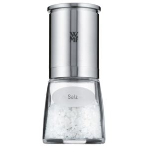 Młynek do soli ze stali nierdzewnej WMF Cromargan® Deluxe, wys. 14 cm