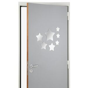 Zestaw 7 luster samoprzylepnych w kształcie gwiazdy stylowe lustra dekoracyjne do łazienki sypialni