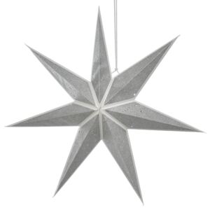 Gwiazda papierowa LED Jumi srebrna