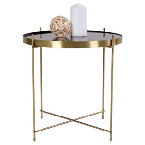 Złoty stolik do salonu w stylu glamour Venezia
