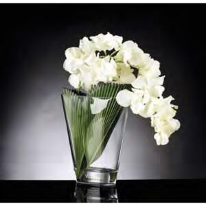 Luksusowy szklany wazon z kwiatem do salonu - Luxury Products