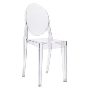 Krzesło plastikowe transparentne Victoria