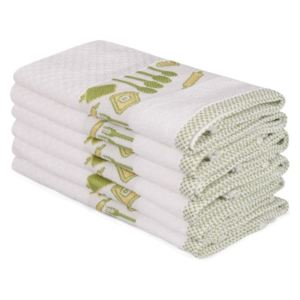 Zestaw 6 białych ręczników bawełnianych Beyaz Pantojo, 30x50 cm