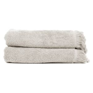 Zestaw 2 szarobrązowych ręczników kąpielowych ze 100% bawełny Bonami, 70x140 cm