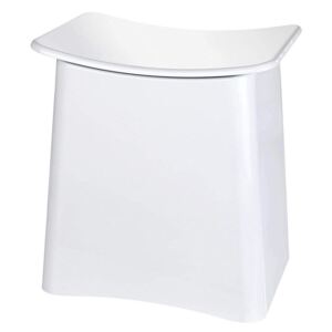 Pojemnik na pranie z siedziskiem PLUS, 2w1, biały, WENKO