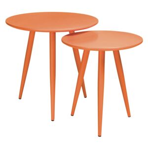 Zestaw stolików LEO, Kolor: Pomarańczowy