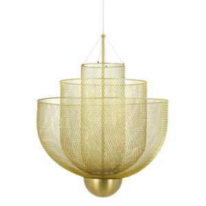 Lampa wisząca ILLUSION S 45cm złota - LED metal