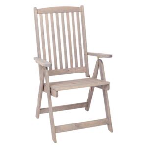 Drewniane krzesło ogrodowe HOLIDAY - szare