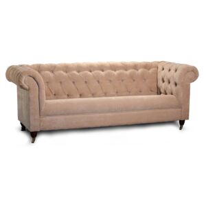 Sofa Yale Style 3os., skóra, tkanina
