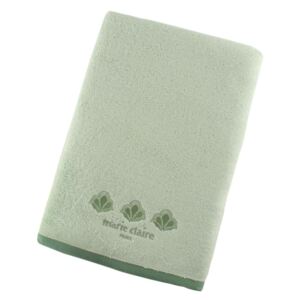 Zielony ręcznik kąpielowy Marie Claire Shimmer, 70x140 cm