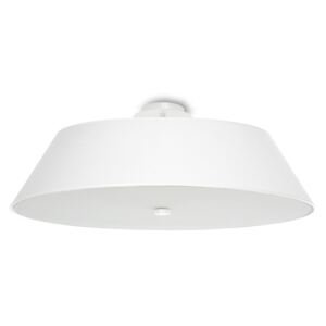 Biały designerski plafon LED 60 cm - EX666-Vegi