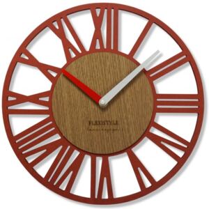 Zegar ścienny Loft Piccolo Rosso 30cm