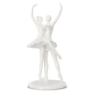 Biała rzeźba pary Balenc 28 cm