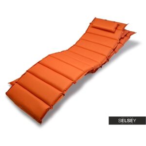 Poduszka na leżak 11 segmentów pomarańczowa