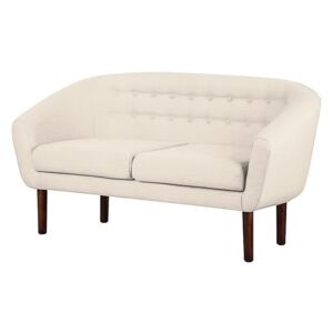 Sofa tapicerowana SCANDINAVIAN STYLE DESIGN Tana, 2-osobowa, beżowa, 150x72x76 cm