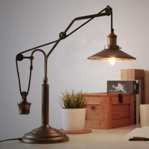 Victorian Loft Table - lampa stołowa retro