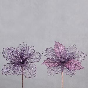 DecoKing - Dekoracyjny Kwiat Fioletowy