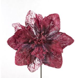 DecoKing - Dekoracyjny Kwiat Bordowy