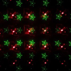Laserowe oświetlenie świąteczne - różne motywy