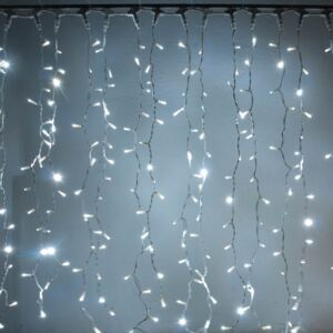 DecoLED kurtyna świetlna LED - 1x7m, zimna biel, 600 diod