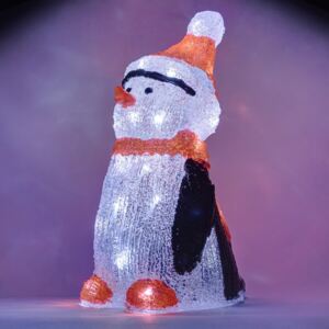 DecoLED Świąteczny pingwin - 36 cm, 30 LED